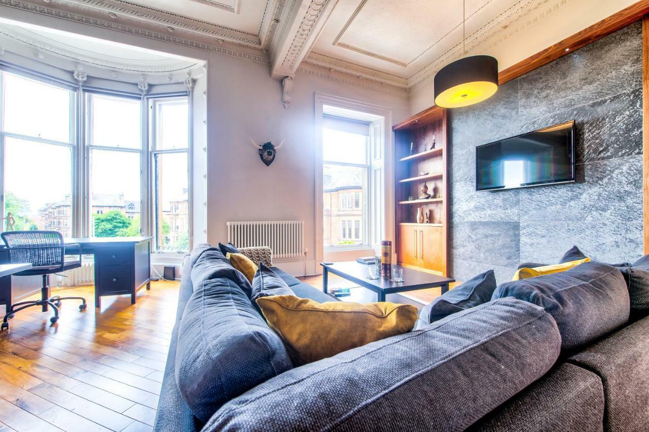 Ferienwohnung 32 Victoria Crescent Road Glasgow Exterior foto