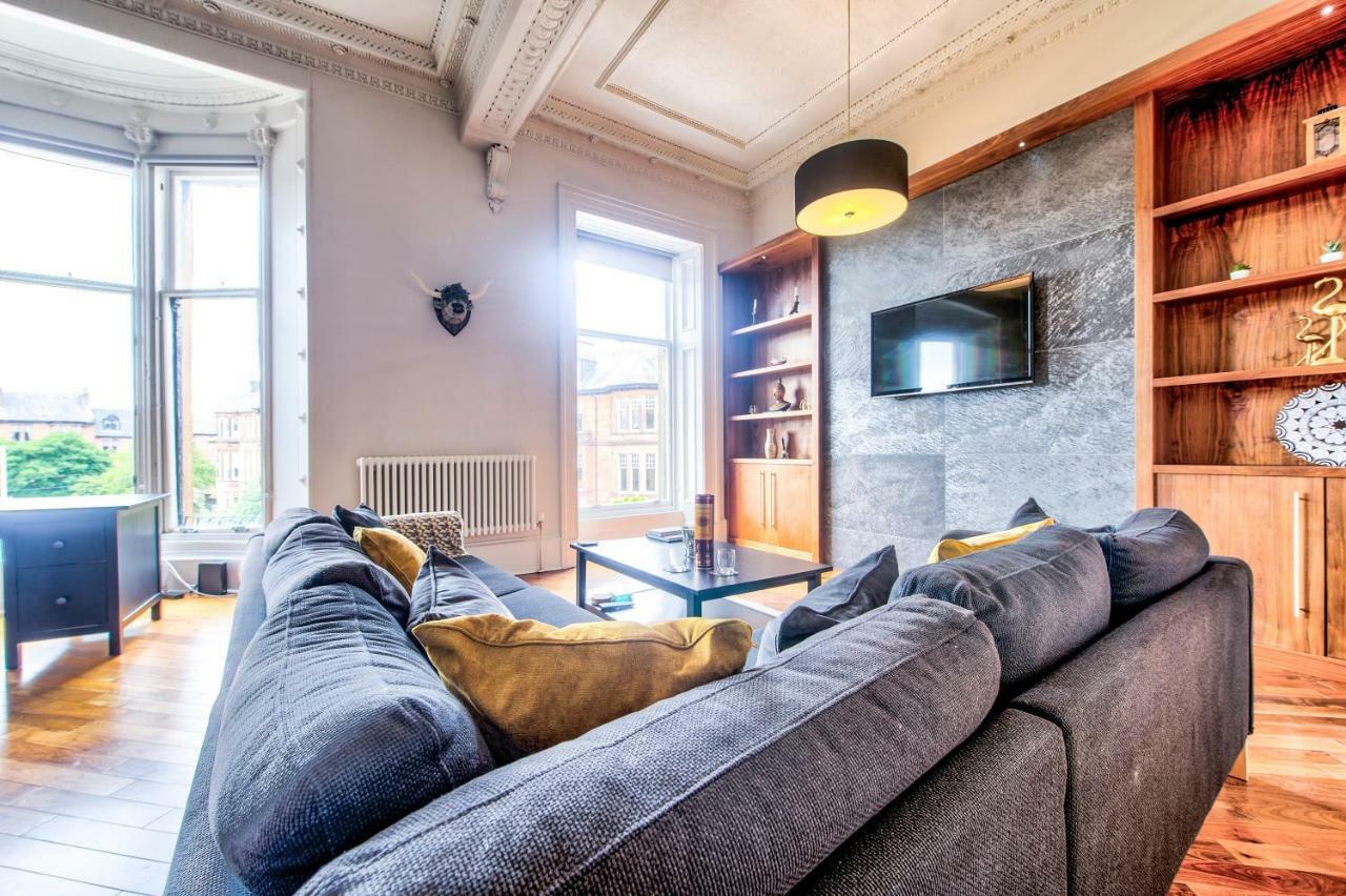 Ferienwohnung 32 Victoria Crescent Road Glasgow Exterior foto